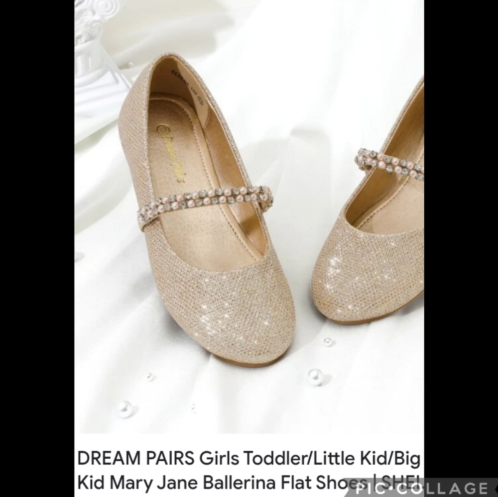 Little girl Mary Jane shoes.